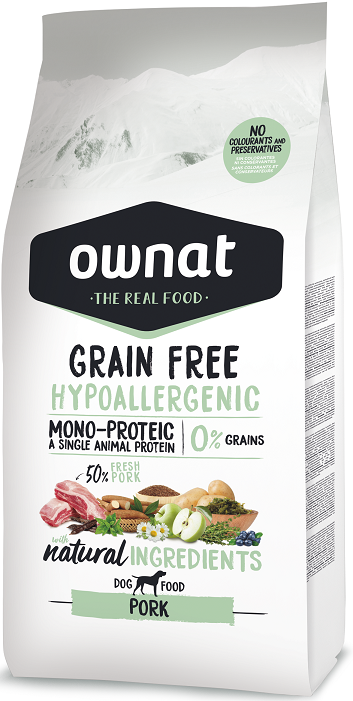 Ownat Grain Free Hypoallergenic Pork (cerdo)