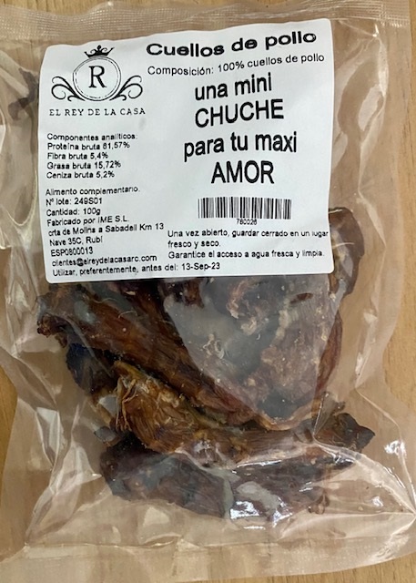 cuellos pollo