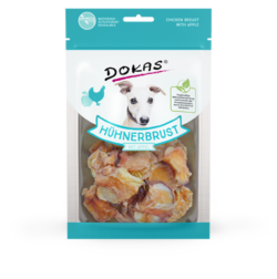 Dokas pechuga de pollo con manzana 70g