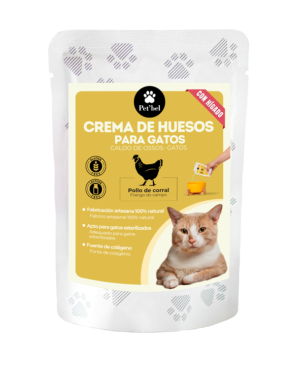 crema hueso gatos