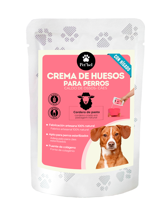 crema hueso perro